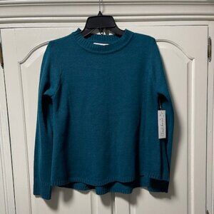 Sweater Size L color Teal NWT